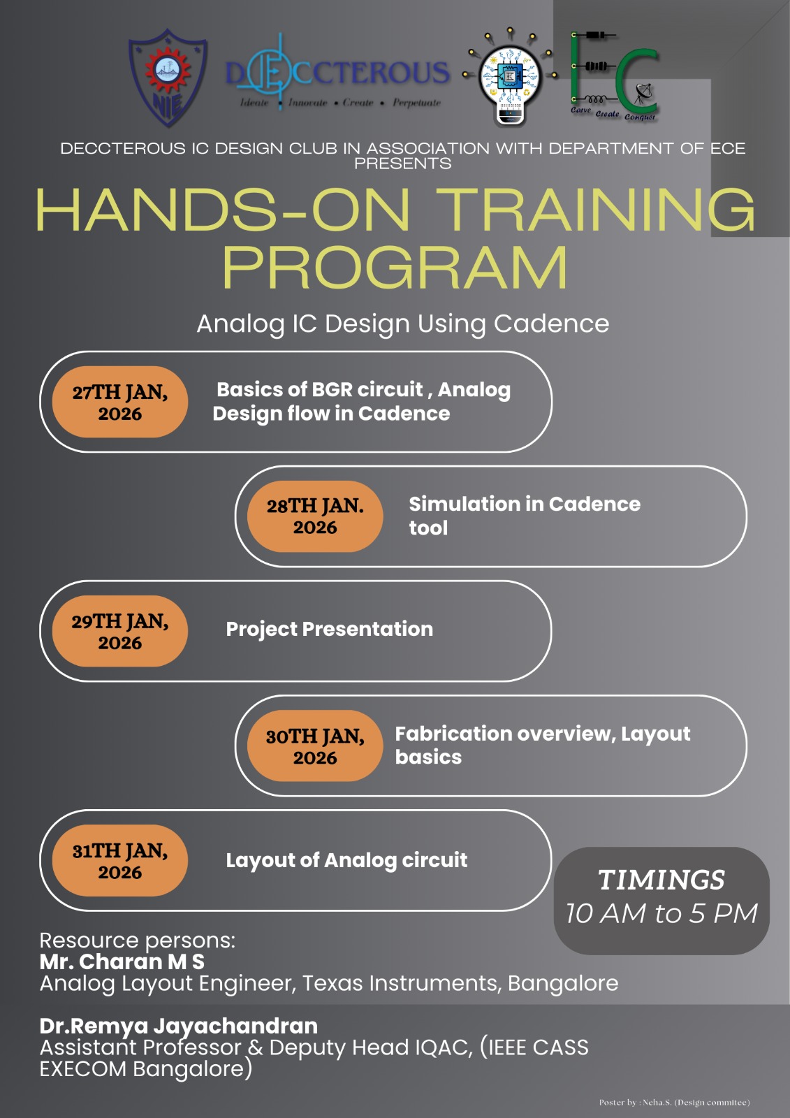 Analog IC Design Hands-on Training